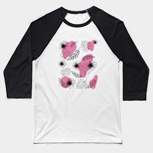 Flowers Baseball T-Shirt